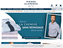 Tablet Screenshot of pierreclarence.com